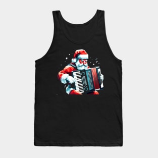 Christmas Santa Musician Tank Top